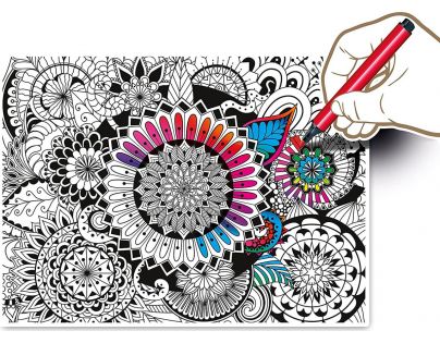 Clementoni 3D Puzzle Colour therapy Mandala 500 dielikov