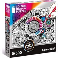 Clementoni 3D Puzzle Colour therapy Mandala 500 dielikov 3