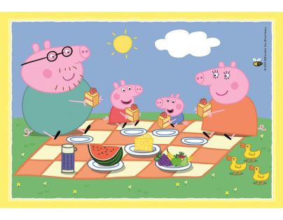 Clementoni Puzzle 4 v 1 Prasiatko Peppa