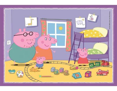 Clementoni Puzzle 4 v 1 Prasiatko Peppa
