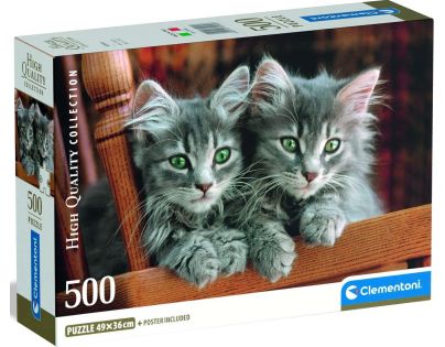 Clementoni puzzle 500 Mačiatka