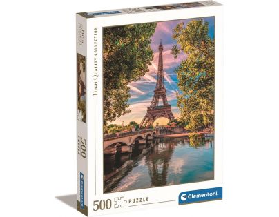 Clementoni Puzzle 500 dielikov Pozdĺž rieky Seiny