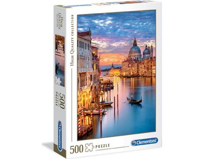 Clementoni Puzzle Osvetlené Benátky 500 dielikov
