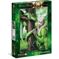Clementoni Puzzle Anne Stokes 1000 dílků Spřízněné duše Clementoni Puzzle Anne Stokes 1000 dílků Spřízněné duše