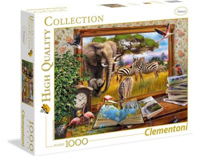 CLEMENTONI 1000 dílků Probuzeni k životu J.P.Krasny