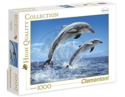 Clementoni 39205 - Puzzle 1000, Delfíni v moři