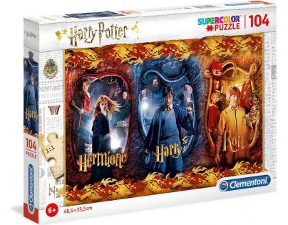 Clementoni Puzzle Harry Potter Harry, Herminona a Ron 104 dielikov