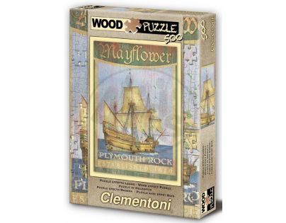 CLEMENTONI imitace dřeva Mayflower 500 dílků