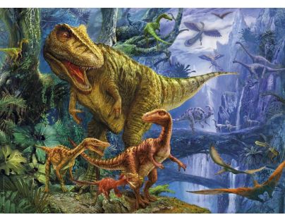 Clementoni 39261 - Puzzle Magic 3D 1000, Dinosaur Valley