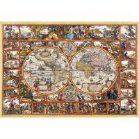 Clementoni 33C32551 - Puzzle 2000,Mapa 2
