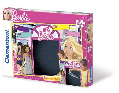 CLEMENTONI tabuľka na odkazy Barbie Zamilovaný vzkaz 104 dielikov