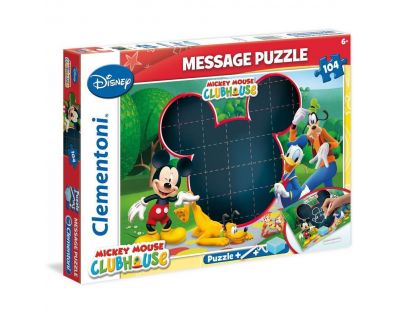 CLEMENTONI tabulka na vzkazy Mickeyho klubík 104 dílků