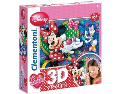 Clementoni 33C20081 - Puzzle 3D 104, Minnie