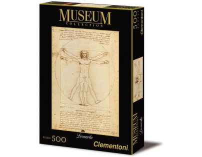 CLEMENTONI 500 dielikov Leonardo da Vinci: Vitruvianský muž proporcie ľudskej postavy