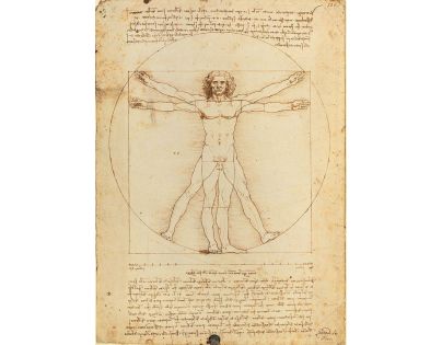 CLEMENTONI 500 dielikov Leonardo da Vinci: Vitruvianský muž proporcie ľudskej postavy