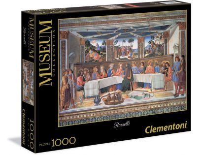 CLEMENTONI 1000 dílků Poslední večeře Rosselli