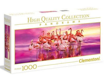 Clementoni Puzzle Panorama Plameniaky 1000 dielikov
