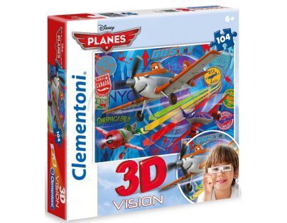 Clementoni 33C20085 - Puzzle 3D 104, Letadla