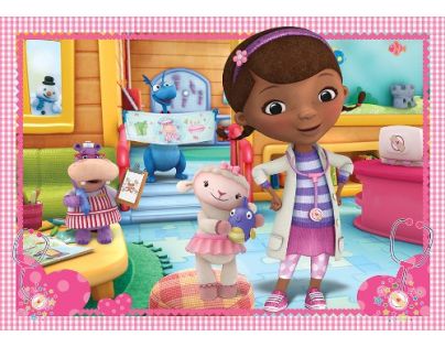 Clementoni Puzzle Progressive 4 v 1 Doktorka Plyšáková