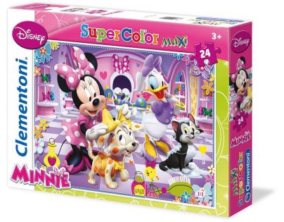Clementoni Puzzle Supercolor Maxi Minnie 24 dílků