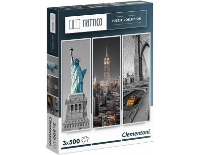 Clementoni Puzzle TRITTICO New York 3 x 500 dielikov