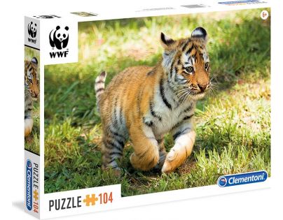 Clementoni Puzzle WWF Tygřík 104 dílků