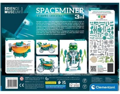 Clementoni Robotická stavebnica Clementoni Space Miner 3 v 1