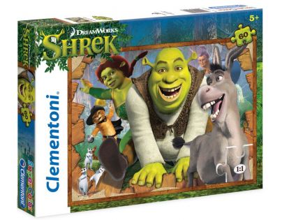 Clementoni Shrek Supercolor Puzzle 60 dielikov