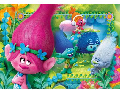 Clementoni Trollovia Puzzle Maxi Supercolor 60 dielikov