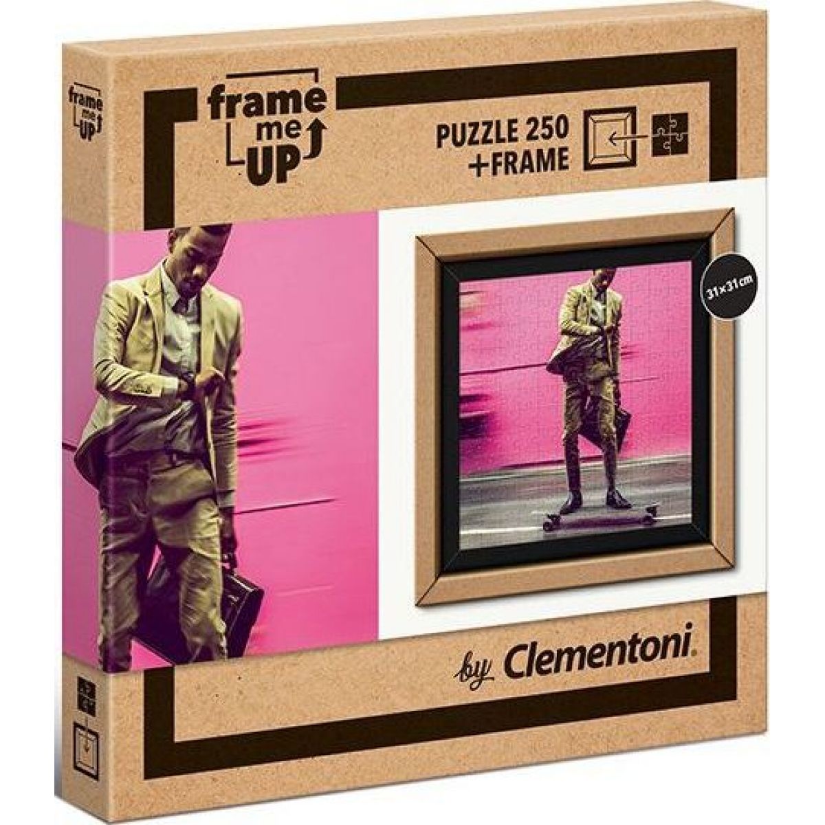 Clementoni Puzzle s rámčekom Žiť rýchlejšie 250 dielikov