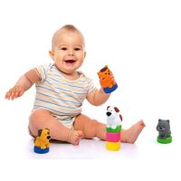 CLEMMY baby - Zvieratká a farebné kocky 4