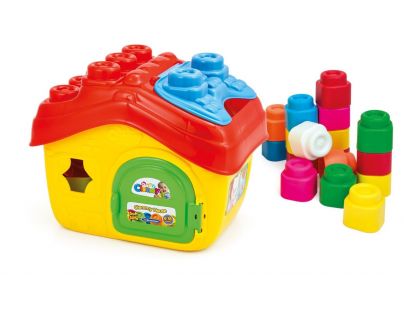 Clementoni Clemmy Baby prestrkovacie vedierko domček s 14 soft kockami
