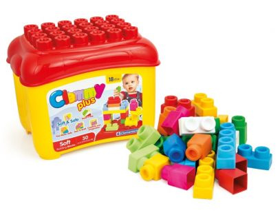 Clementoni Clemmy Plus 30 kociek vo vedierku