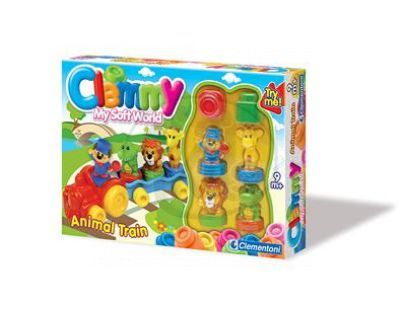 Clemmy zvířátka v autě a barevné kostky (4+10)