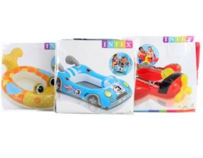 Čln detský Intex 59380 - Závodné auto modré