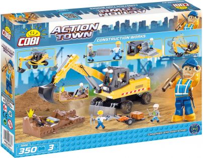 Cobi 1666 ACTION TOWN Stavba Bagr