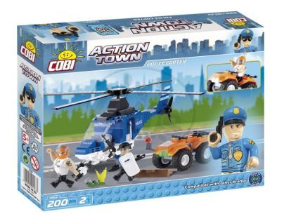 Cobi Action Town 1563 Policejní helikoptéra