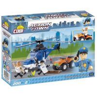 Cobi Action Town 1563 Policejní helikoptéra 2