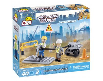 Cobi 1660 ACTION TOWN Stavba práce na silnici