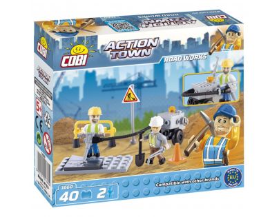 Cobi 1660 ACTION TOWN Stavba práce na silnici