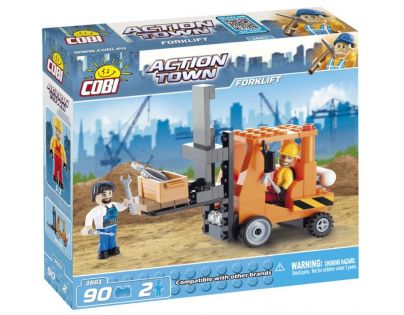 Cobi Action Town 1661 Vysokozdvižný vozík