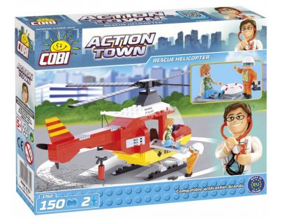 Cobi 1762 ACTION TOWN Záchranná helikoptéra