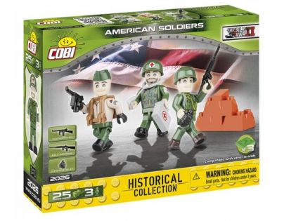 Cobi 2026 Malá armáda 3 figurky s doplňky Americká armáda