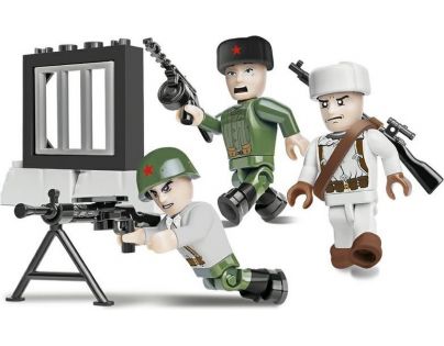 Cobi 2032 Malá armáda 3 figurky s doplňky Sovětská armáda zimní