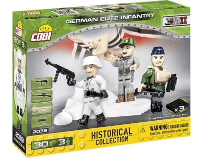 Cobi 2039 Tři figurky s doplňky German Elite Infantry 30 dielikov