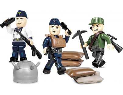 Cobi 2046 Tri figúrky s doplnkami 1940 Narvik 30 dielikov