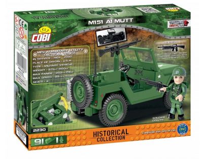 Cobi 2230 Malá armáda M151 A1 Mutt 91 dielikov