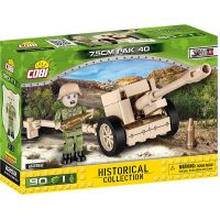 Cobi 2252 II. svetová vojna 7,5 cm PAK 40 DAK 90 dielikov 5