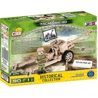 Cobi 2252 II. svetová vojna 7,5 cm PAK 40 DAK 90 dielikov 6