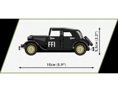 Cobi 2266 Citroën Traction 11CV 236 dielikov